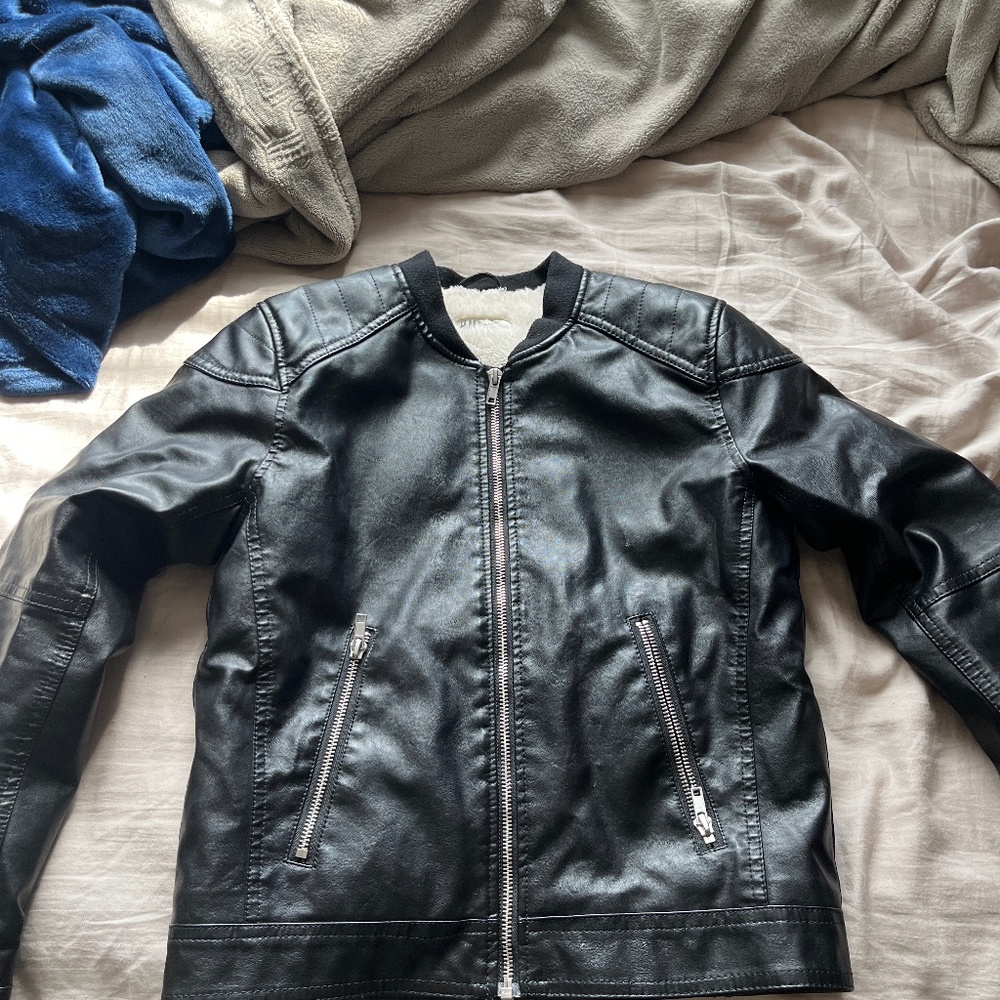 Kids leather jacket